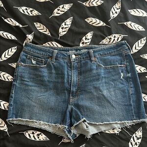 Old Navy Blue Jean Shorts Classic Cutoff Style